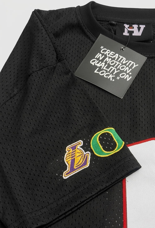 “Love & Support Embroidery Jersey” (Black)
