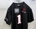 “Love & Support Embroidery Jersey” (Black)