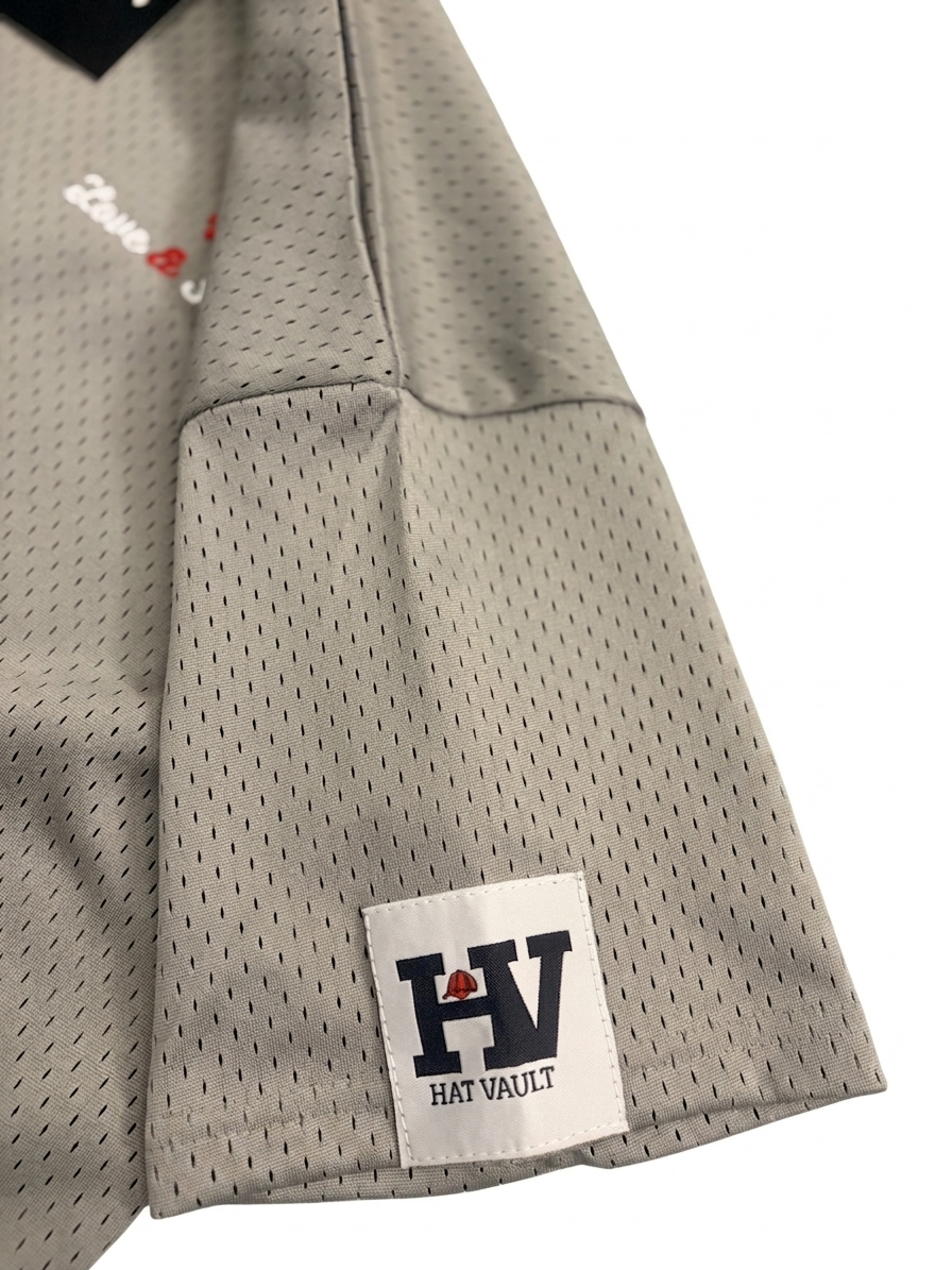 “Love & Support Embroidery Jersey” (Grey)